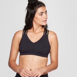 JoyLab Black Strappy Sports Bra